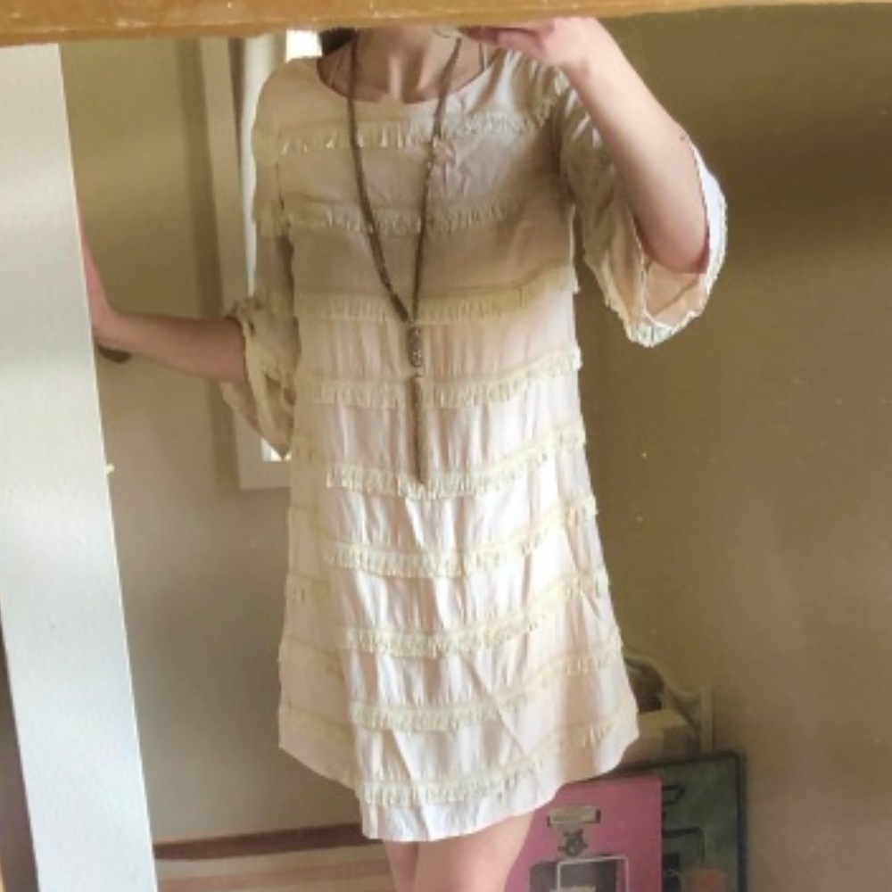 Nasty Gal Blushing Fringe Dress - Picture 2 of 5